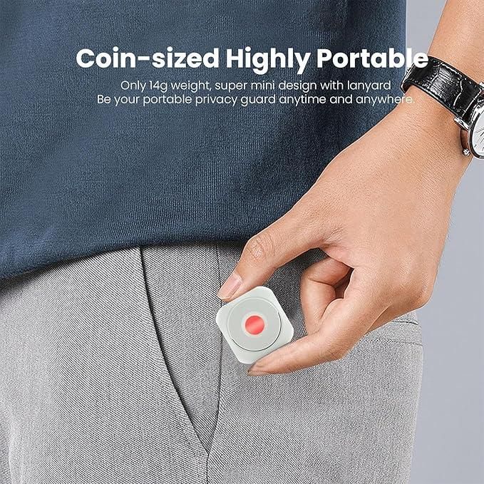 Mini Camera Detector | Anti-Spy Wireless Infrared Detector for Hotel/Home/Office Use