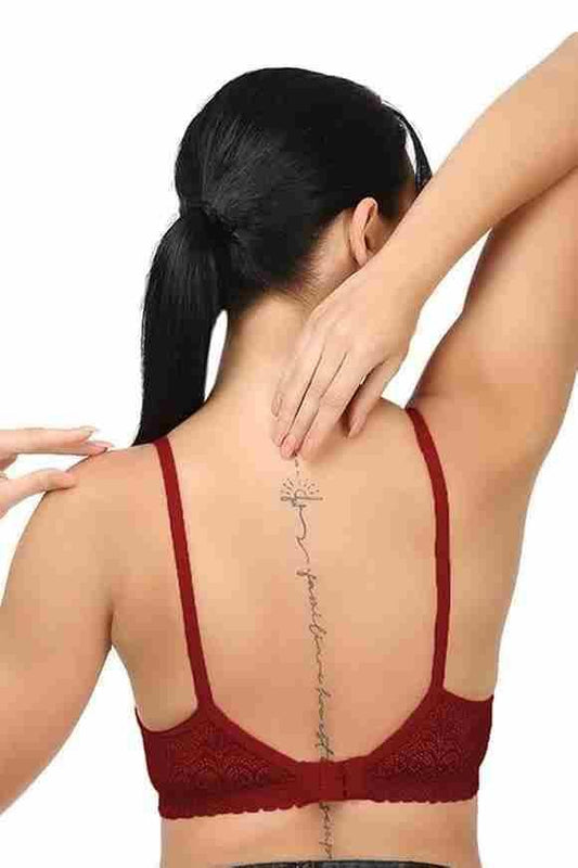 Girls Full Coverage Non-Padded Net Bra – Pack of 2 | Multicolor | Soft & Breathable