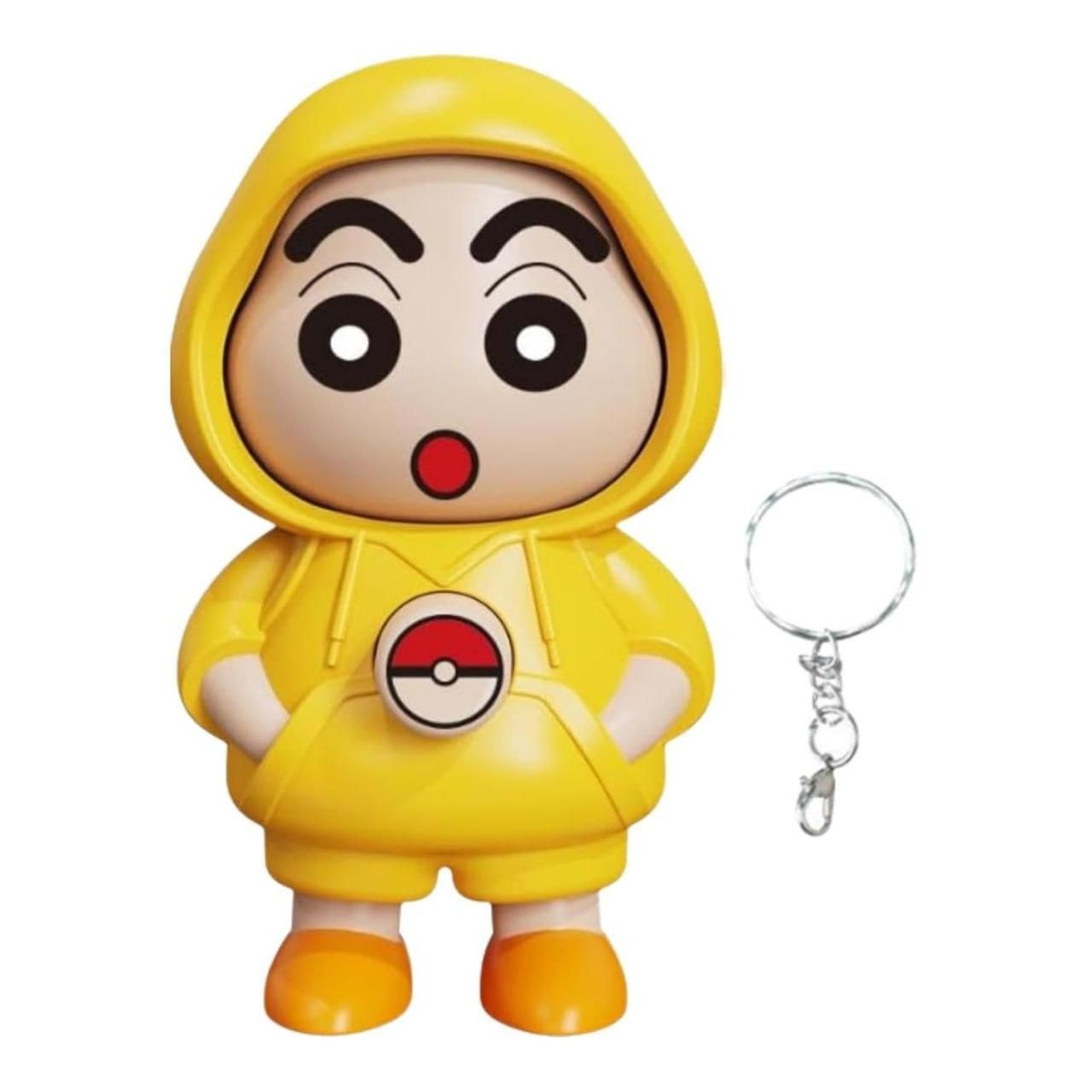 Shinchan Face Changing Keychain | High-Quality PVC | Fun & Unique Toy Key Ring