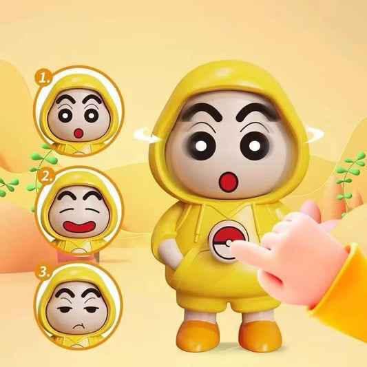 Shinchan Face Changing Keychain | High-Quality PVC | Fun & Unique Toy Key Ring
