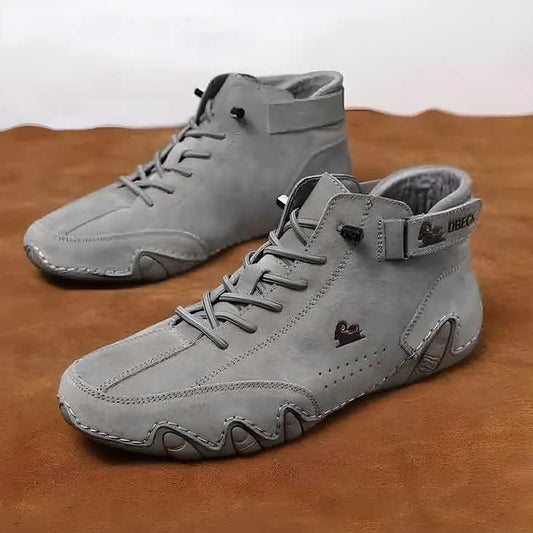 Daily Trendy Men's Grey Casual Shoes | Durable PVC Sole | UK Size 6