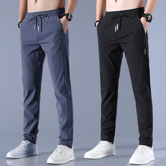 Combo of Men's NS Lycra Solid Track Pants | Pack of 2 | Regular Fit Casual Wear