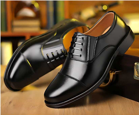 Men's Smart Formal Shoes | Lace-Up | Black | UK Size 6