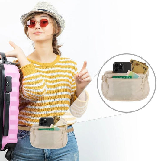 Waist Belt Bag – Compact & Stylish Travel Utility Pouch (1 Pc)