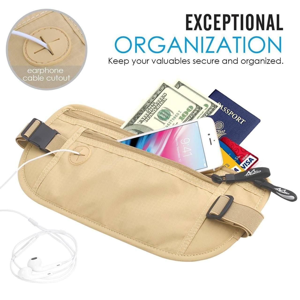 Waist Belt Bag – Compact & Stylish Travel Utility Pouch (1 Pc)