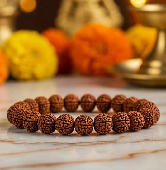 7 Mukhi Rudraksha Bracelet – Lakshmi & Saturn Energy Bracelet