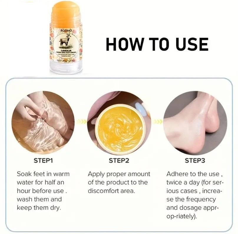 Hand &amp; Foot Roll-On | For Dryness &amp; Rough Skin – 40gm
