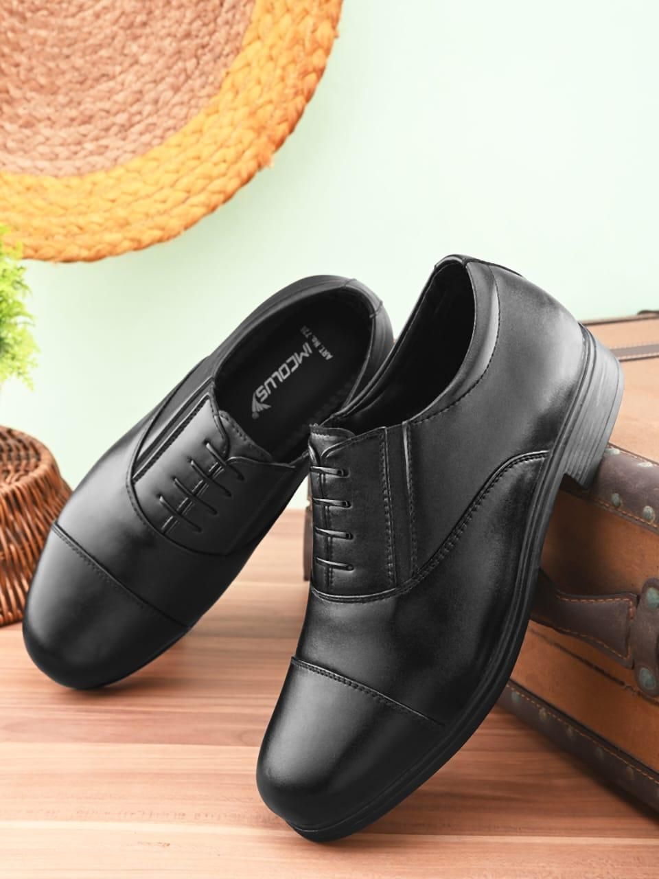 Men's Smart Formal Shoes | Lace-Up | Black | UK Size 6