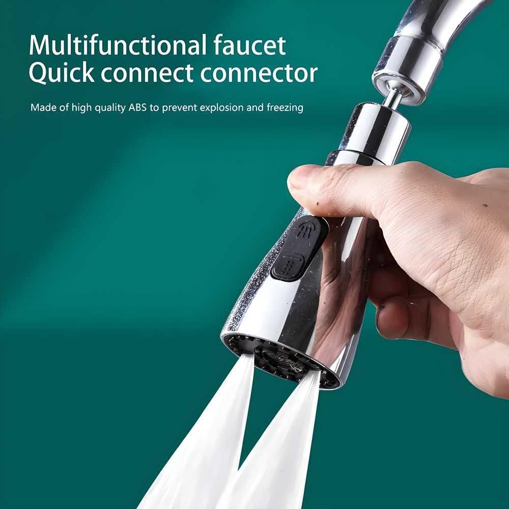 3 Modes Kitchen Sink Faucet – Multi-Function Stainless Steel Tap