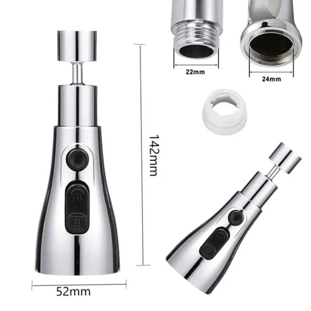 3 Modes Kitchen Sink Faucet – Multi-Function Stainless Steel Tap