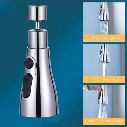 3 Modes Kitchen Sink Faucet – Multi-Function Stainless Steel Tap