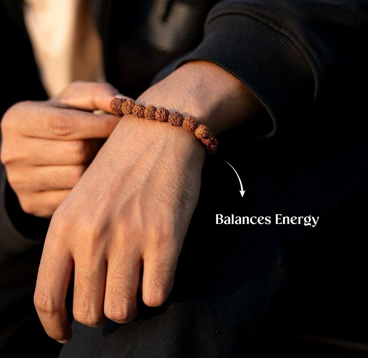 7 Mukhi Rudraksha Bracelet – Lakshmi & Saturn Energy Bracelet