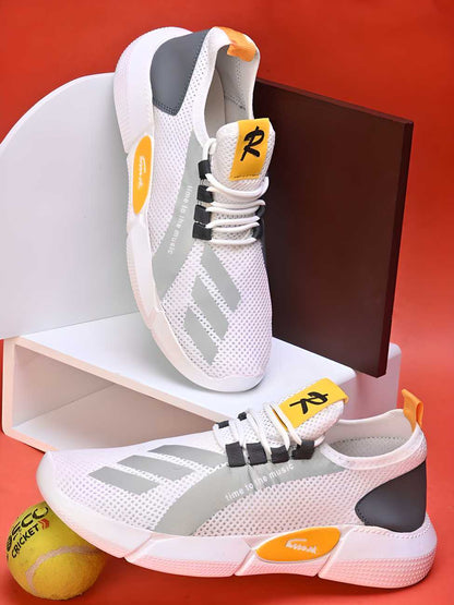 Daily Wear Men's White Casual Shoes | UK Size 6 | Stylish &amp; Lightweight