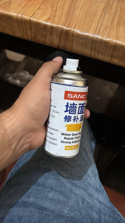Water Base Wall Repair Spray Paint – 150ml | Liquid Foam | Easy Crack &amp; Stain Fix