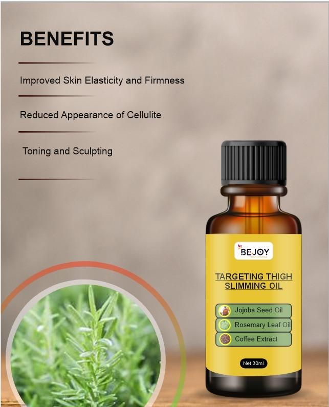 Thigh Slimming Oil – Herbal Fat Burner &amp; Tightening Oil (30ml Each, Pack of 2)