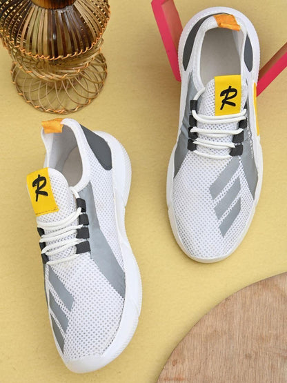 Daily Wear Men's White Casual Shoes | UK Size 6 | Stylish &amp; Lightweight