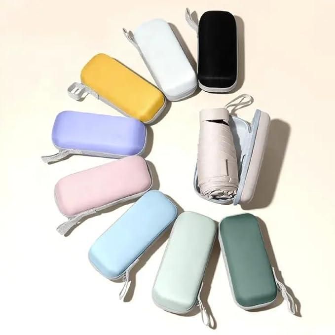 Mini Capsule Umbrella | Lightweight &amp; Portable | Travel Umbrella with Card Case