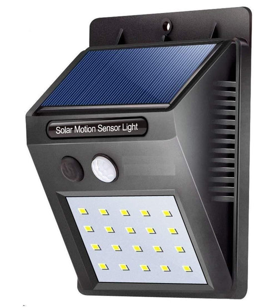 Solar Outdoor Security Light with Motion Sensor | Waterproof &amp; Wall Mountable
